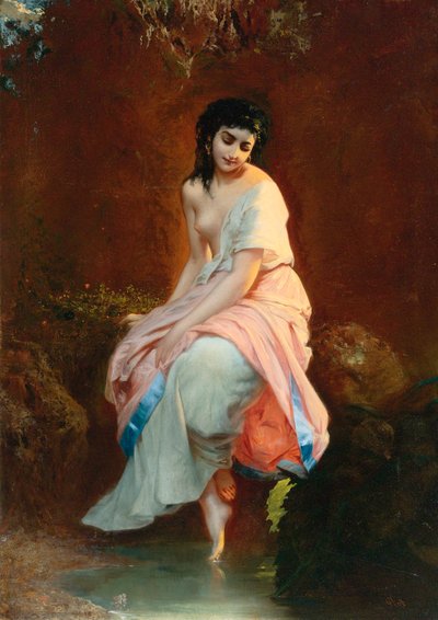 The Bather by Etienne Adolphe Piot